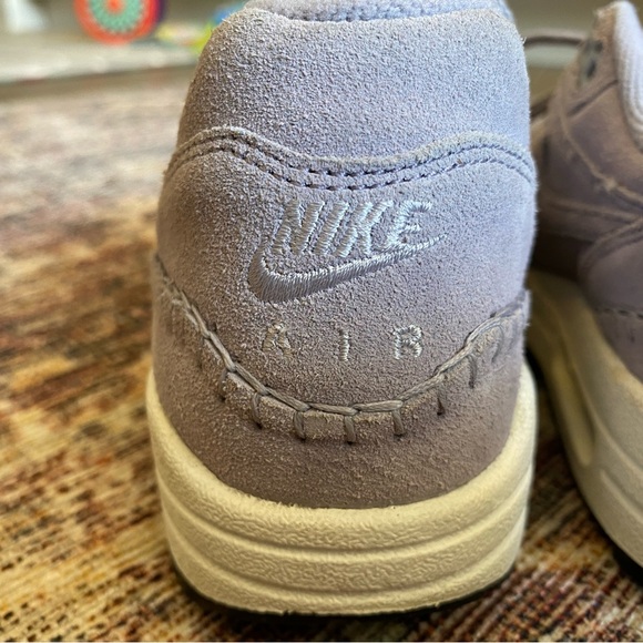 Nike Air Max One Premium Woven Purple Women’s Sneakers - Picture 9 of 10